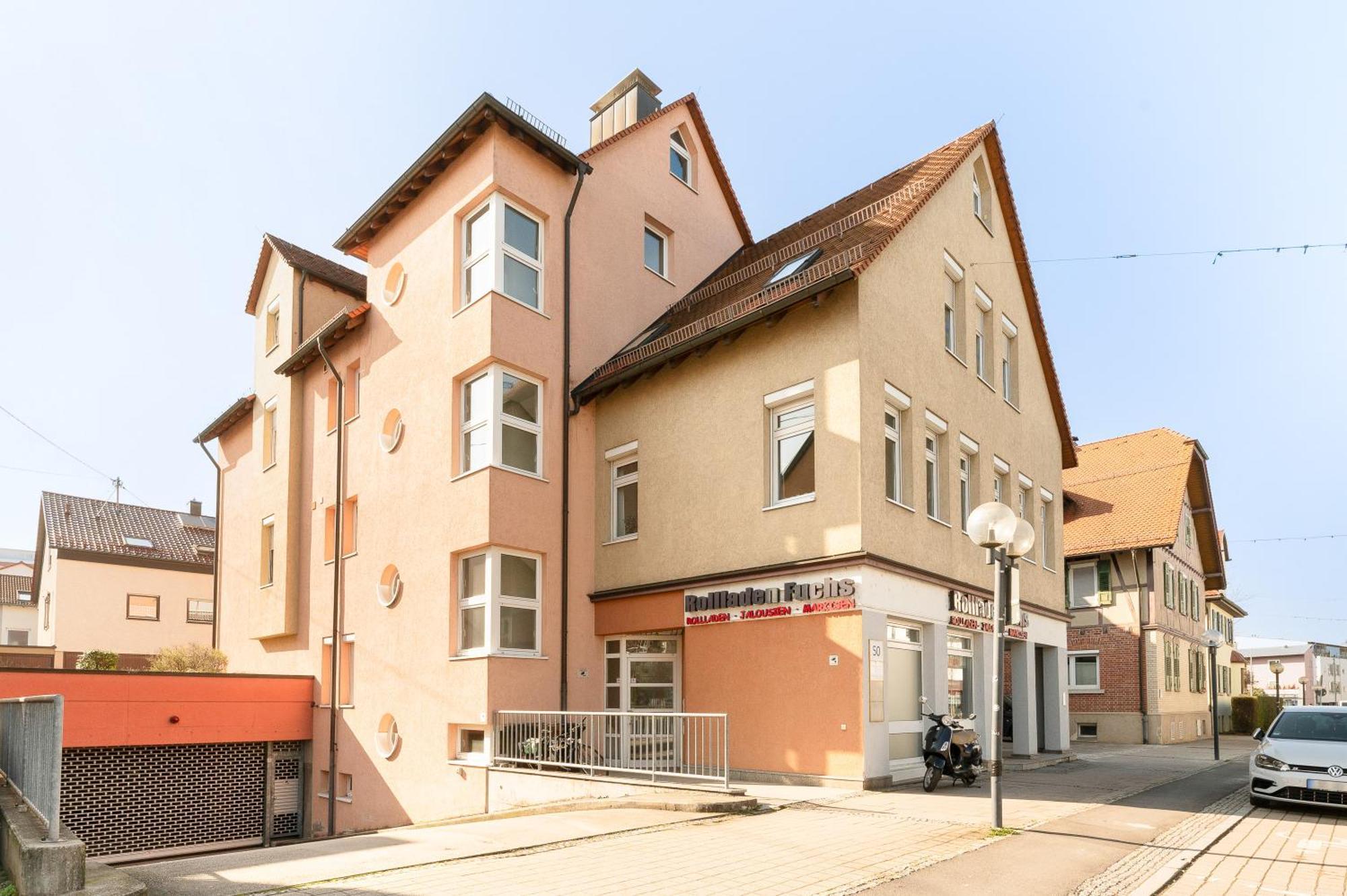 Helle Zentrumsnahe Familienfreundliche Ferienwohnung Fellbach Eksteriør bilde